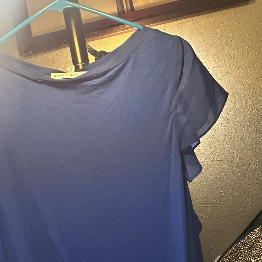 ANTONIO MELANI Blue Blouse - Picture 2 of 4